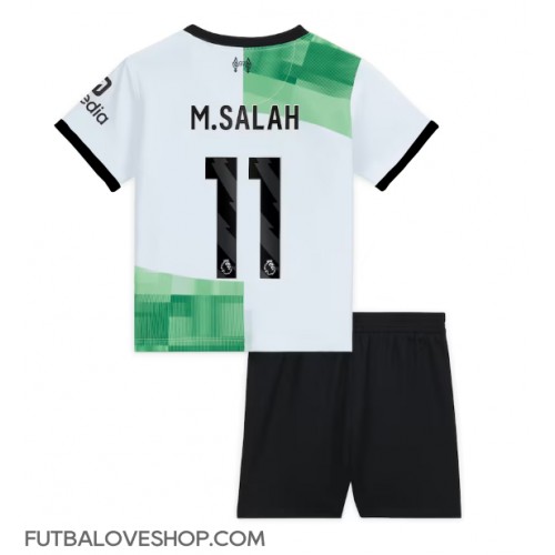 Dres Liverpool Mohamed Salah #11 Preč pre deti 2023-24 Krátky Rukáv (+ trenírky)
